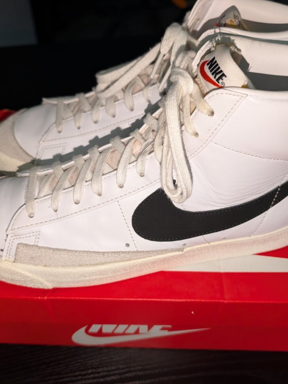 Nike Blazer Mid '77 Vintage – White/Black (Men's 11.5) - Picture 8 of 10